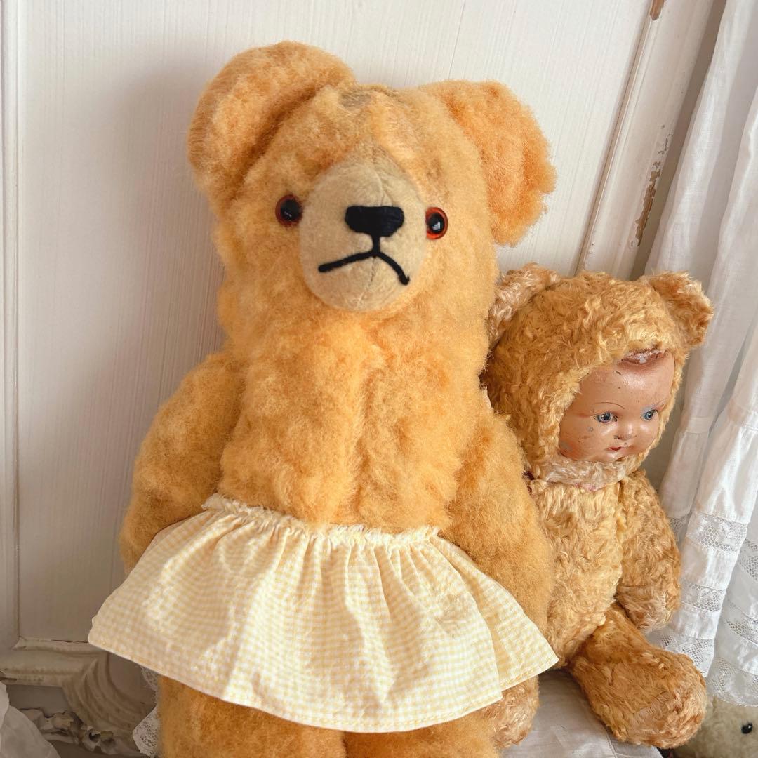 ドイツ　ʕ•ᴥ•ʔ ヴィンテージベア　アンティークベア　アンティークテディベア