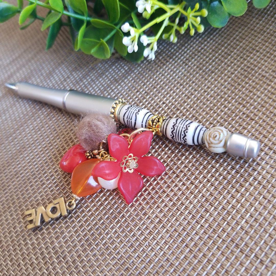 カスタムボールペン　　赤が好き♡　nえ