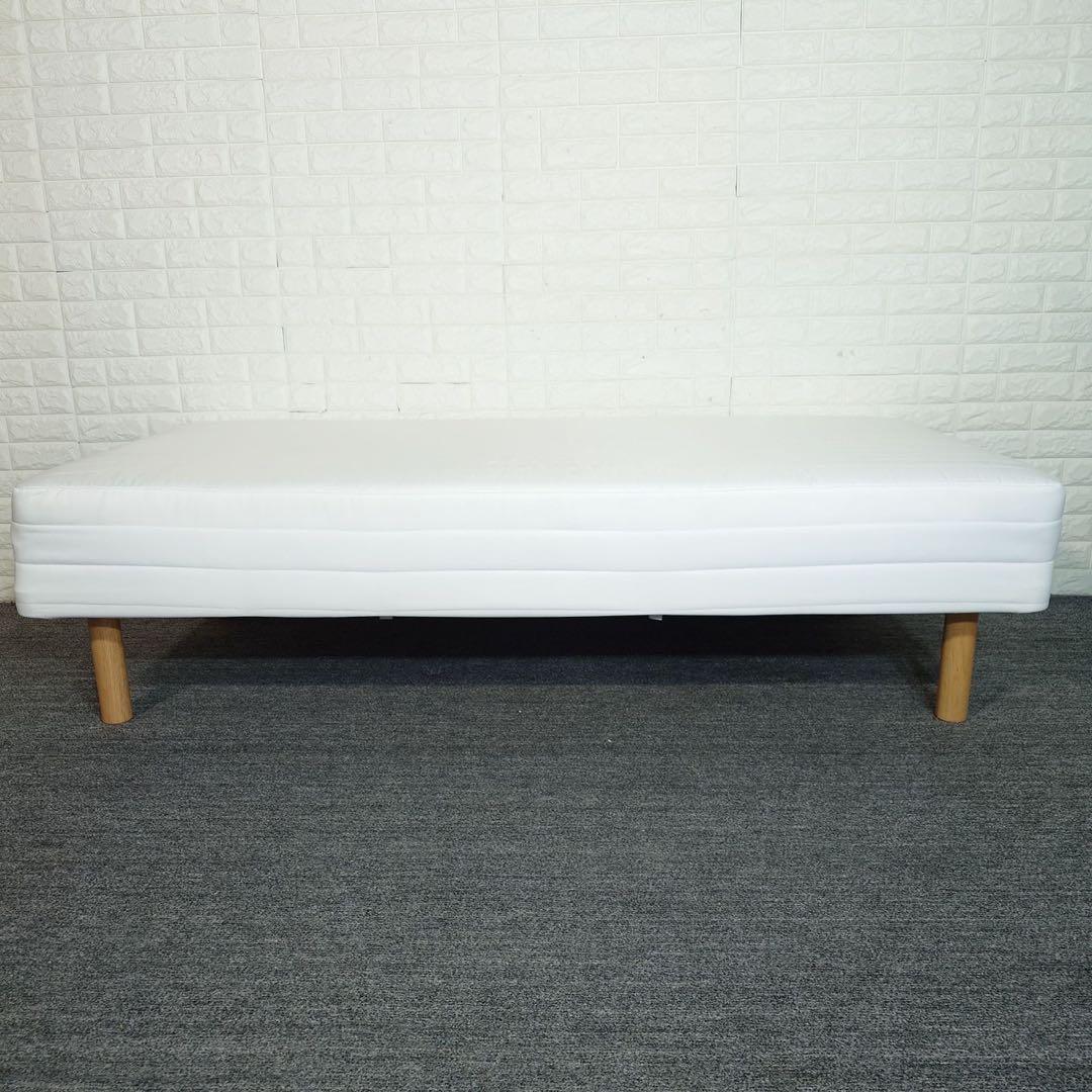 無印良品 脚付きマットレス ポケットコイル シングルサイズ 寝具 D027