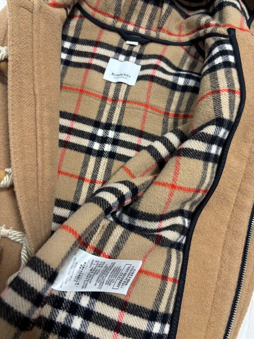未使用 バーバリー ダッフルコート 90〜100 キャメル アウター ダッフル