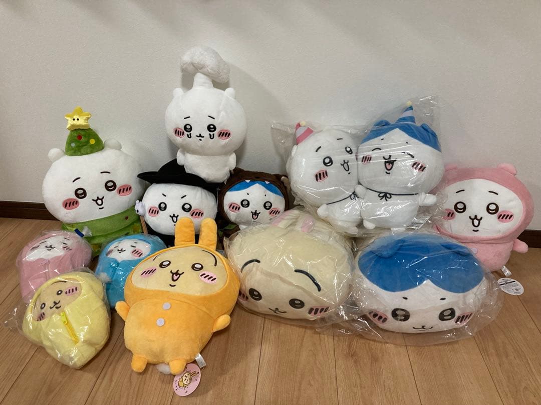 ちいかわ だららん パジャマBIG ぬいぐるみ まとめ売り １３点