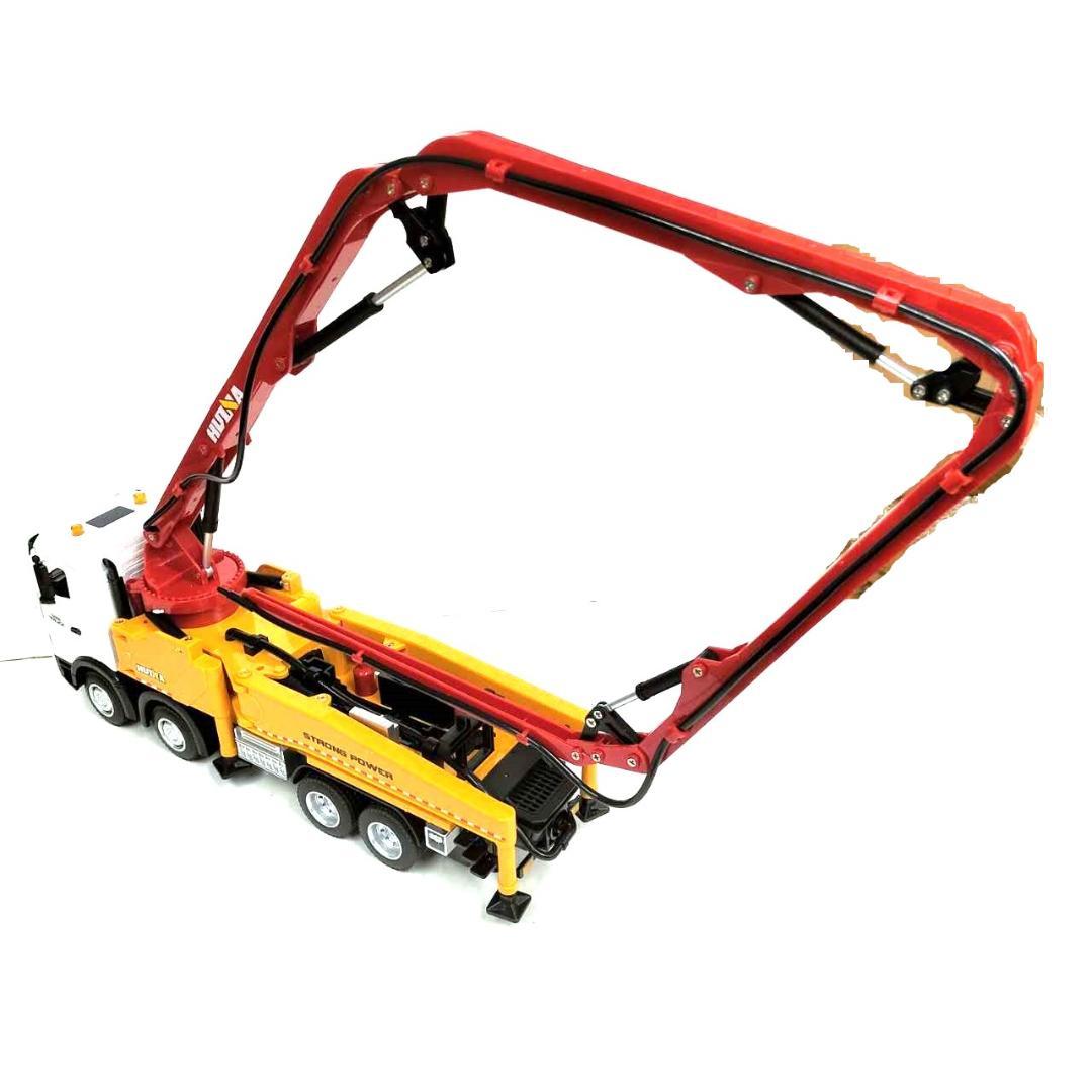 1/18サイズコンクリートポンプ車ラジコン　プロポで放水操作