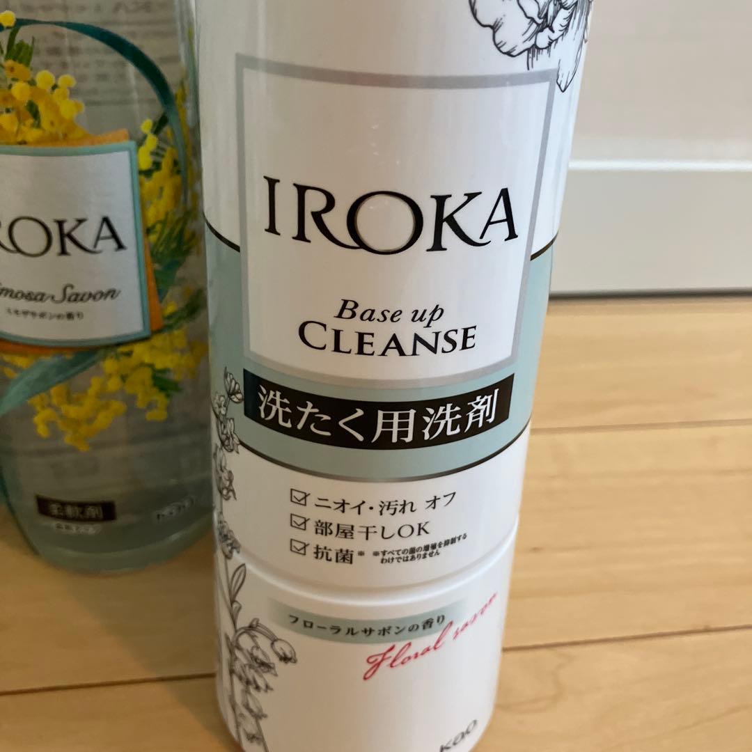 570【新品】イロカ フレアフレグランス 洗濯洗剤3 柔軟剤 ミモザサボン10