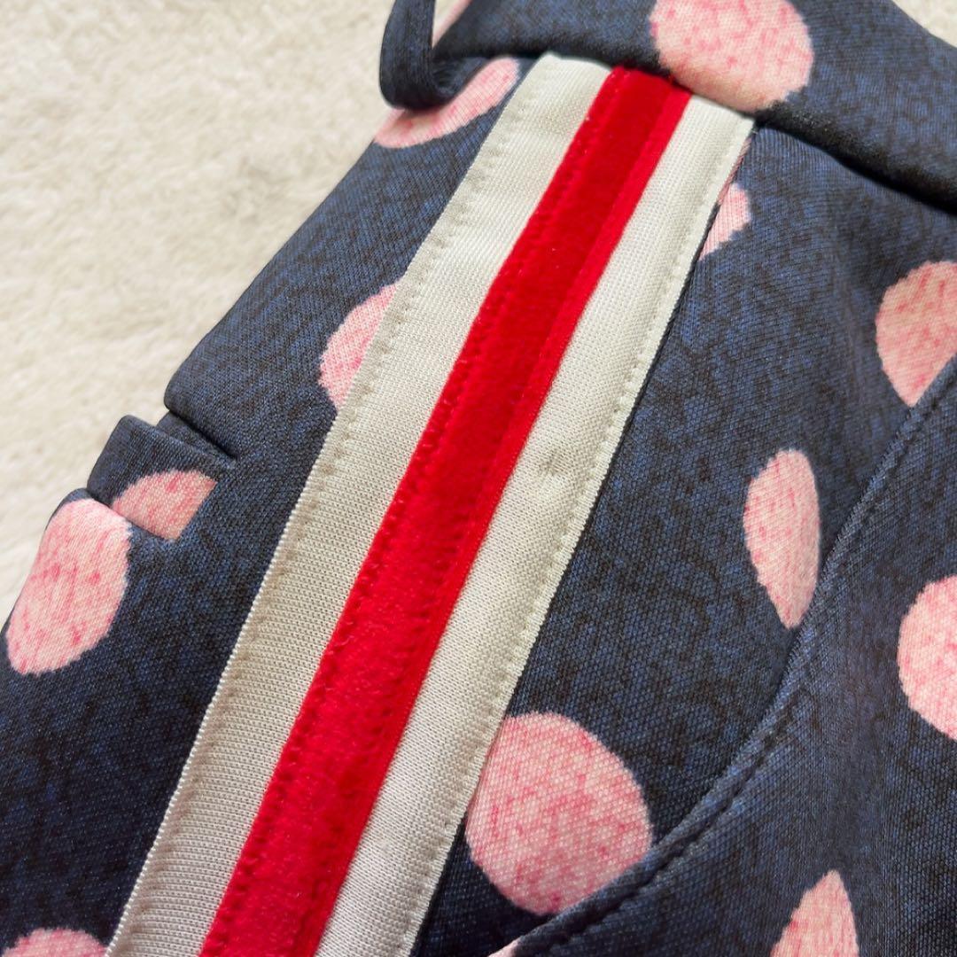 美品　アルチビオ　セットアップ　モックネック　スカート　水玉　ドット　ネイビー