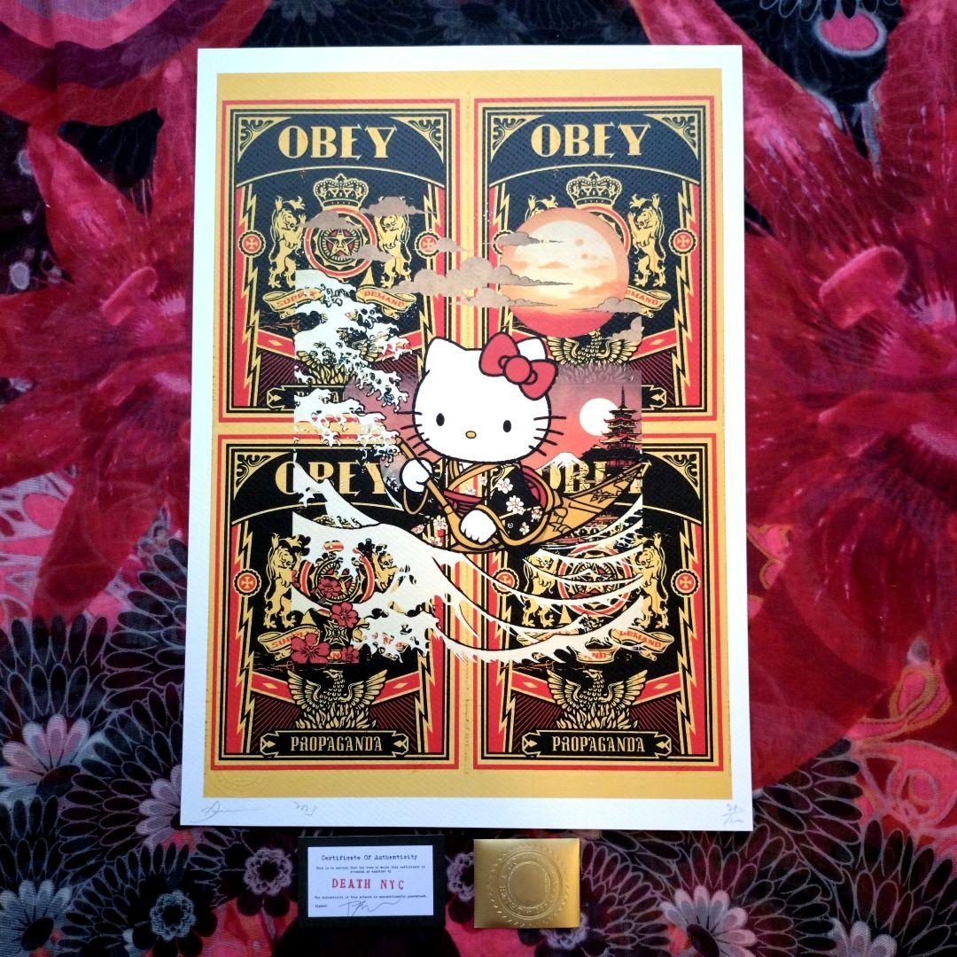 DEATH NYC Hello Kitty シルクスクリーン