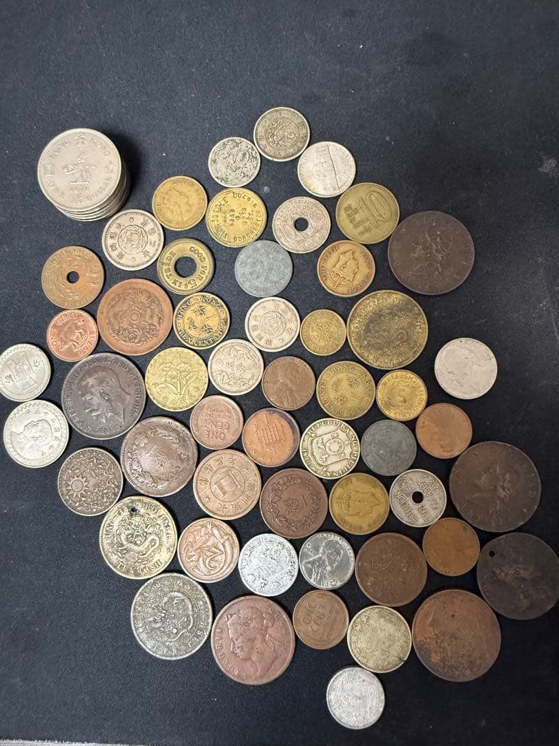 旧貨幣コレクション 約70枚　海外硬貨