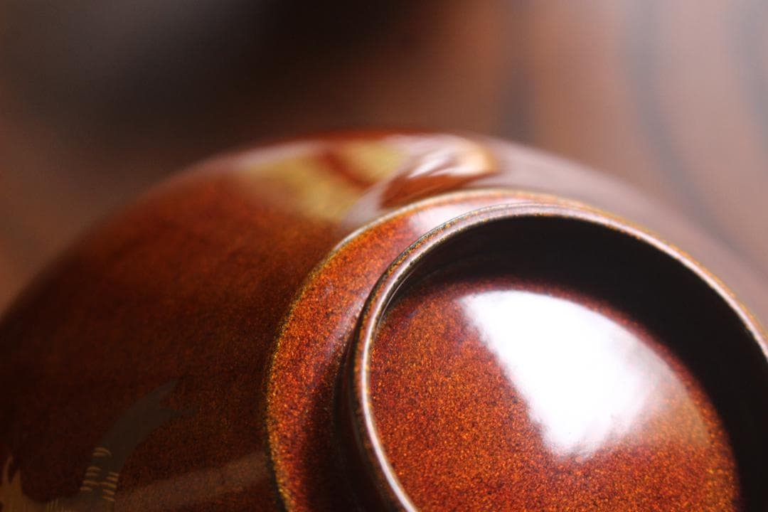 デッドストック！極上内朱梨地に優美な鳳凰蒔絵の映えるお椀2点（検輪島塗雑煮椀