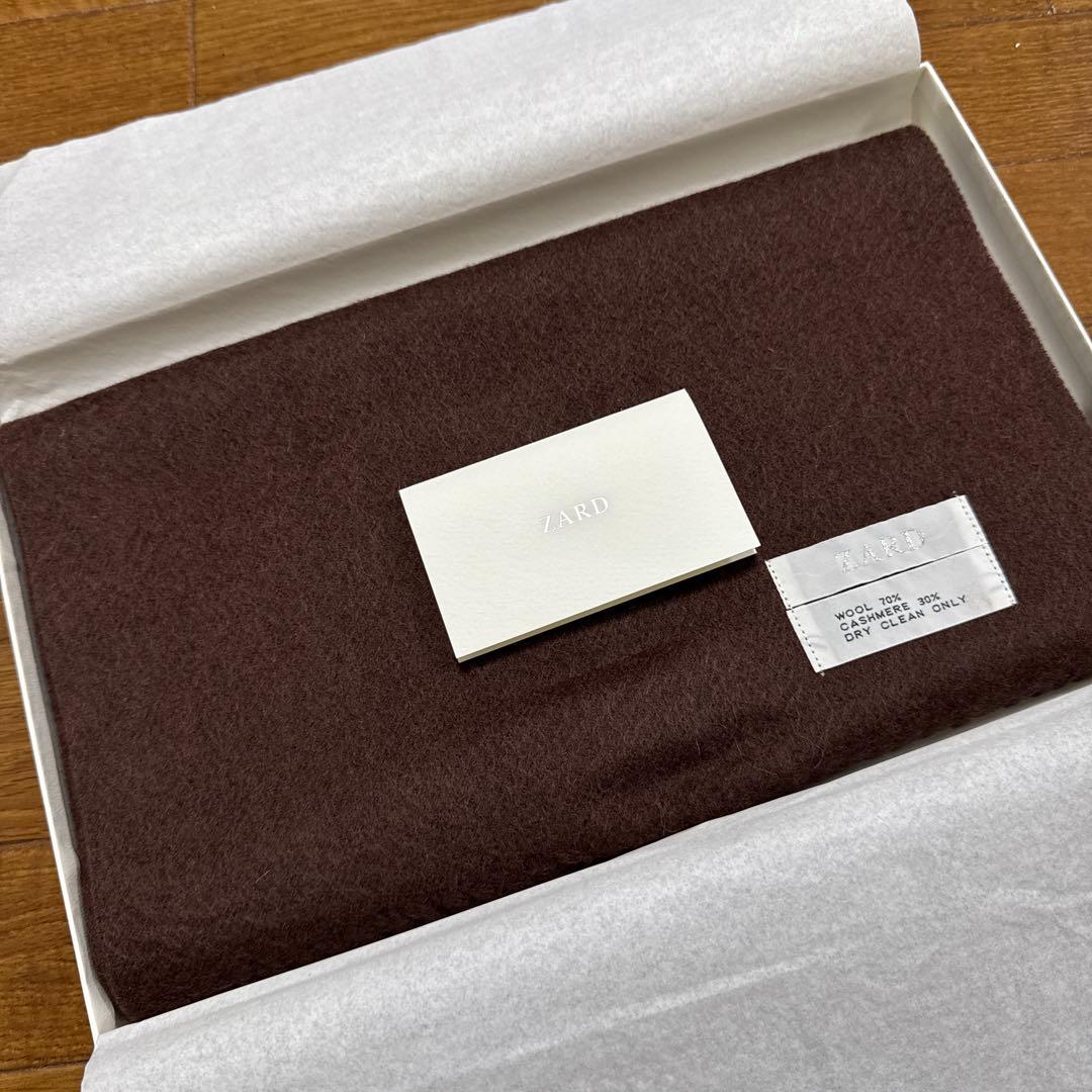 ZARD 2004年 オフィシャルグッズ マフラー ダークブラウン 未使用