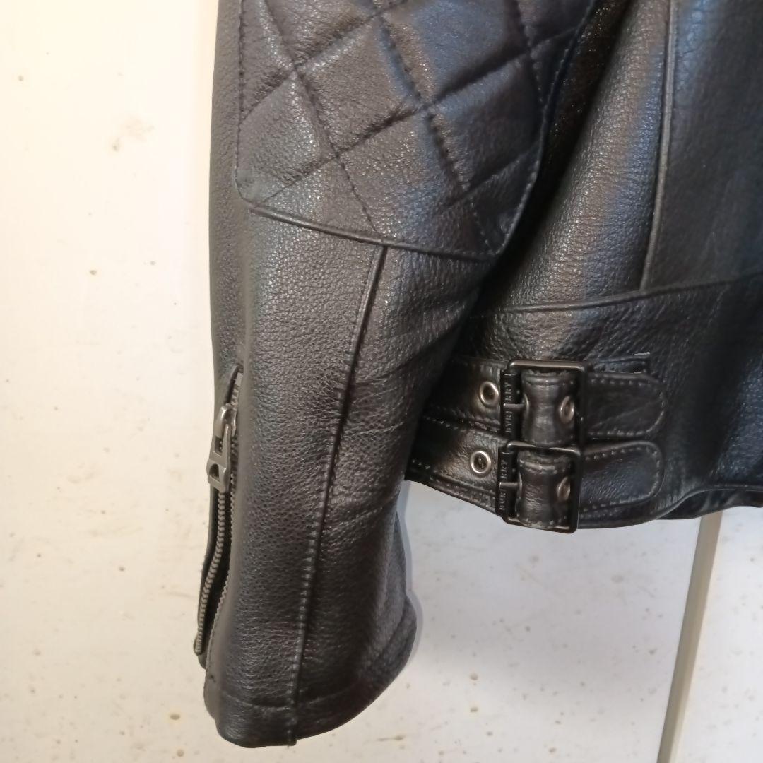✪美品！イタリア BOLINI ライダーズ レザージャケット ブラック 48 L