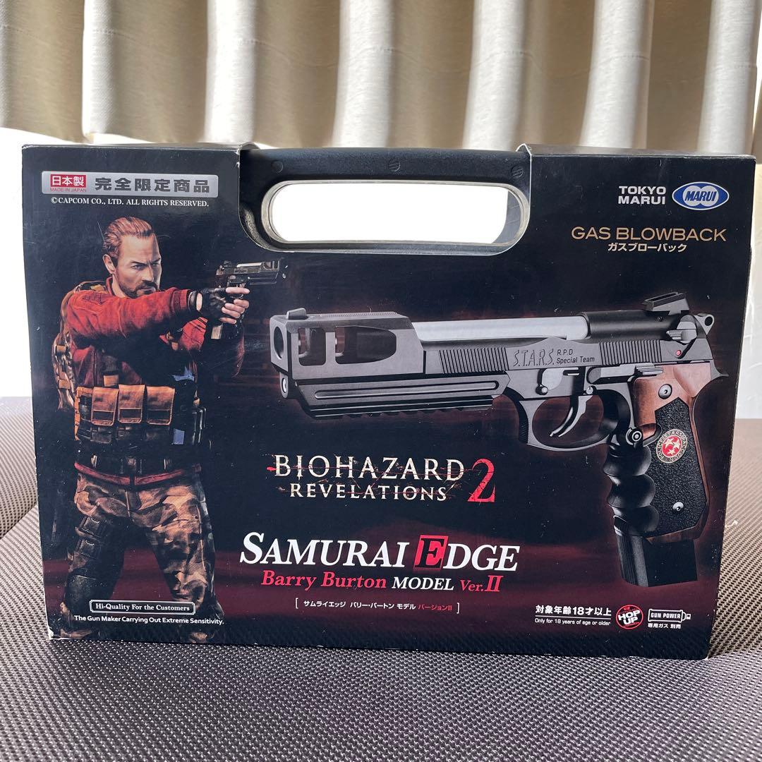 バイオハザード　サムライエッジ　バリー・バートンモデル　ガスブローバック　極美品