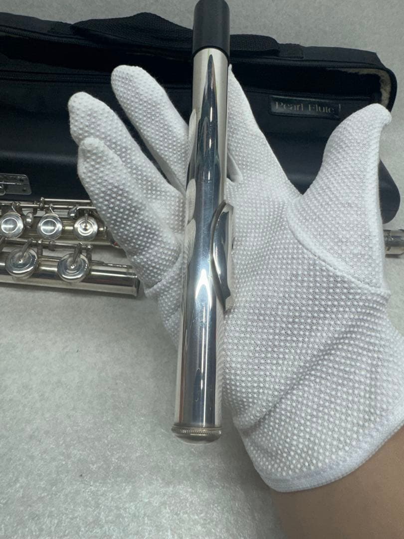 Pearl パールフルート PF-525 Eメカ リップ銀製 ケース付