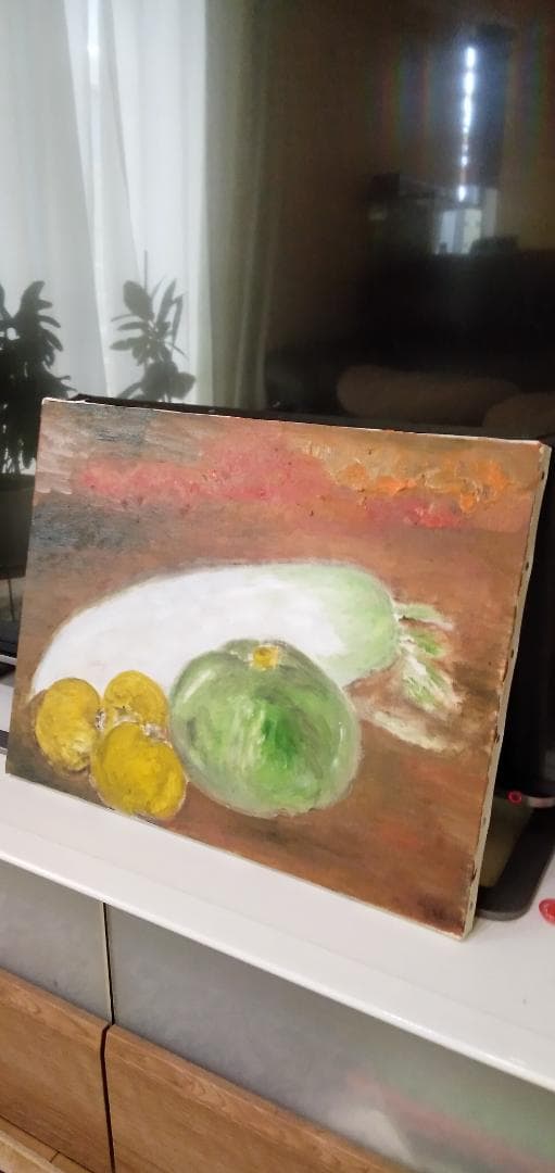 野菜たち　油絵　＜お値段ご相談ください＞