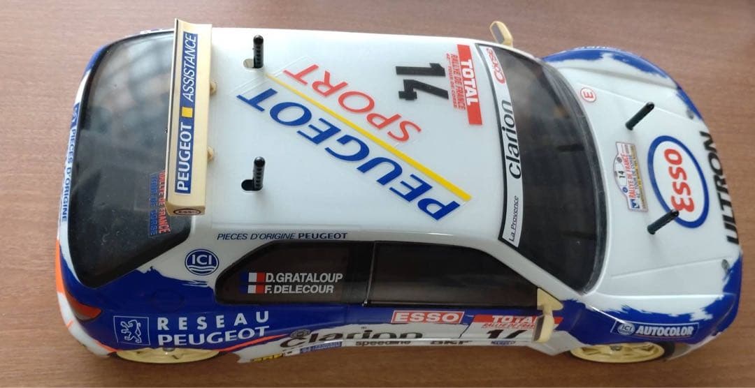 [TAMIYA] タミヤ・プジョー306 マキシWRC・完成品・1/10スケール