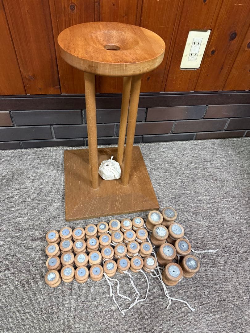 組紐台　組台　丸台　組玉　重り玉　セットで