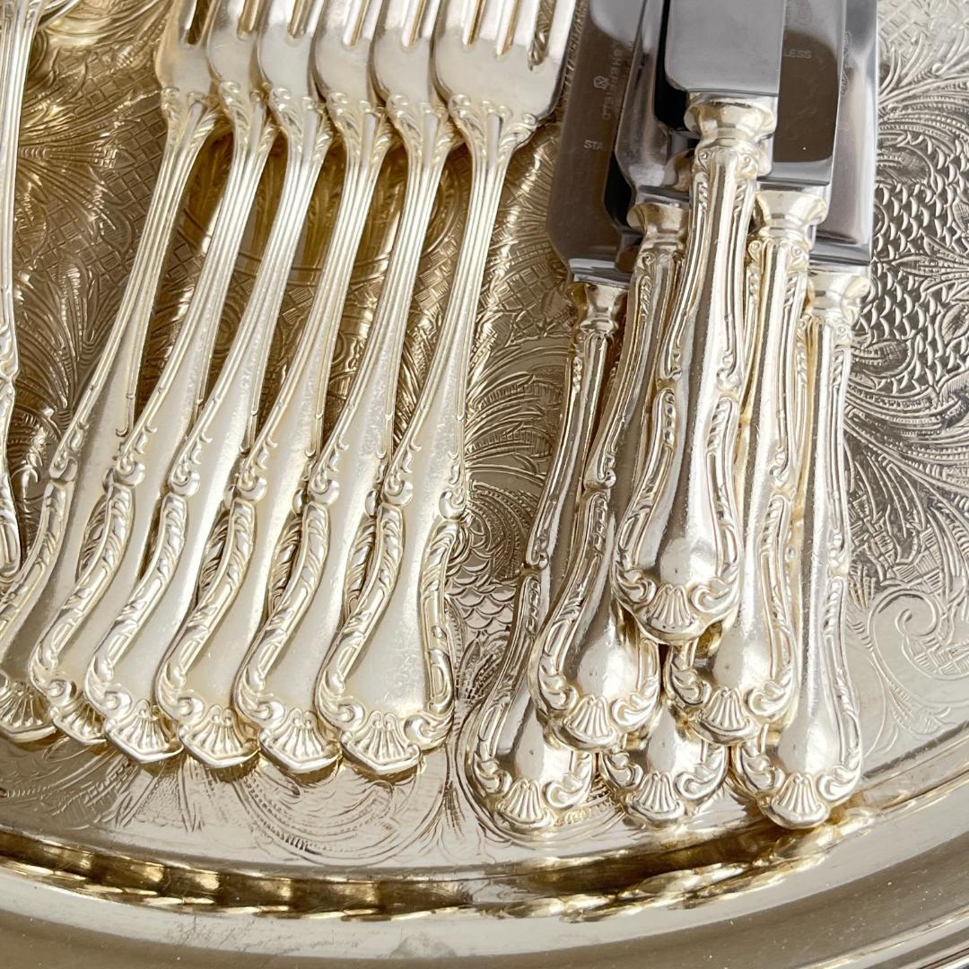 【Mappin&Webb】 マッピンアンドウェッブ デザートセット 6名用24本