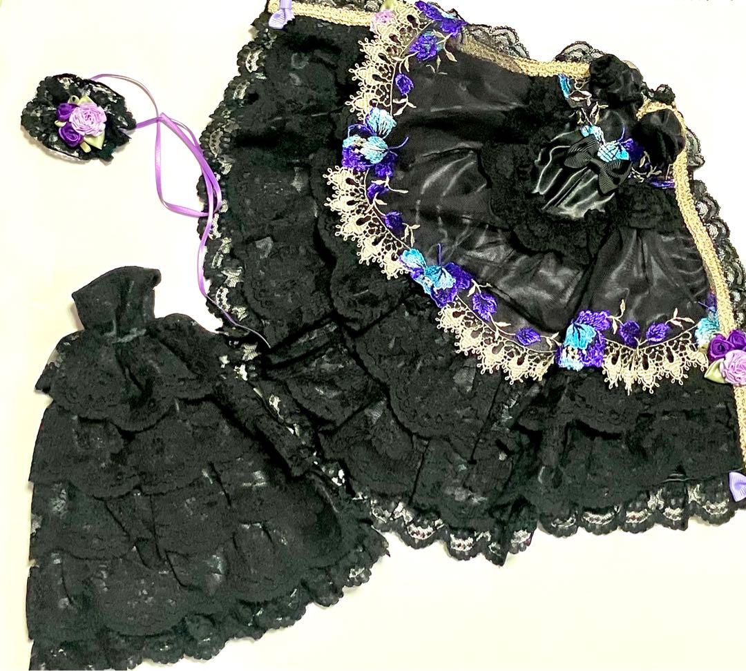 1/6ドール用ドレスセット　ハンドメイド