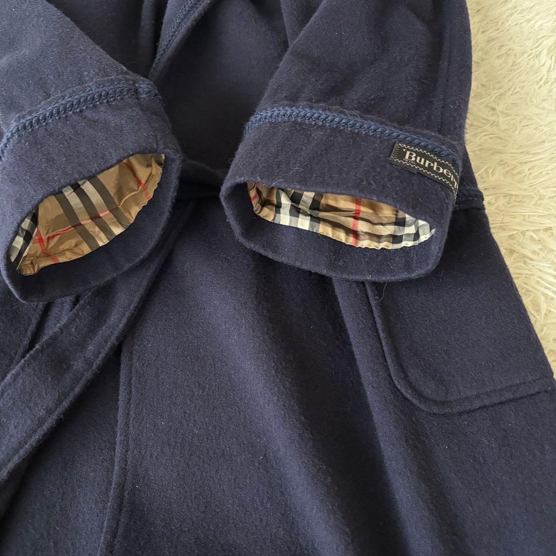 美品✨バーバリーズ ヴィンテージ カシミヤ混 ウール ロング ガウンコート L