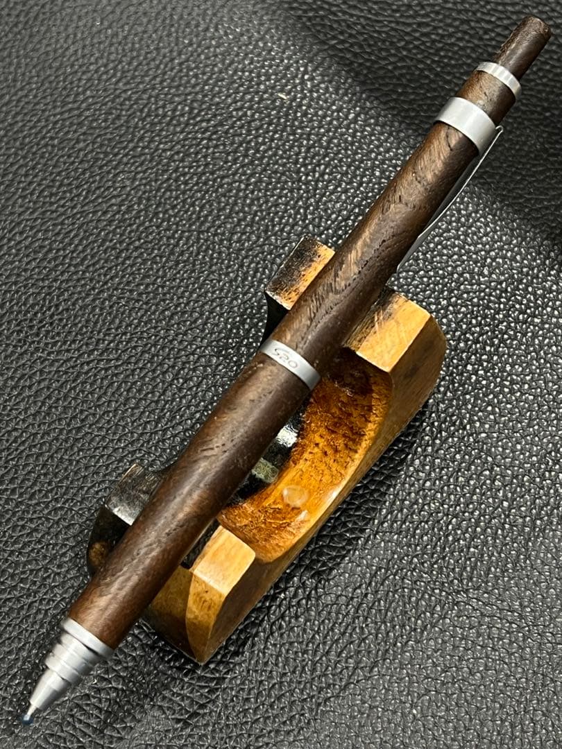 まさみつ　S20ボールペン 神代欅+ノックボタン