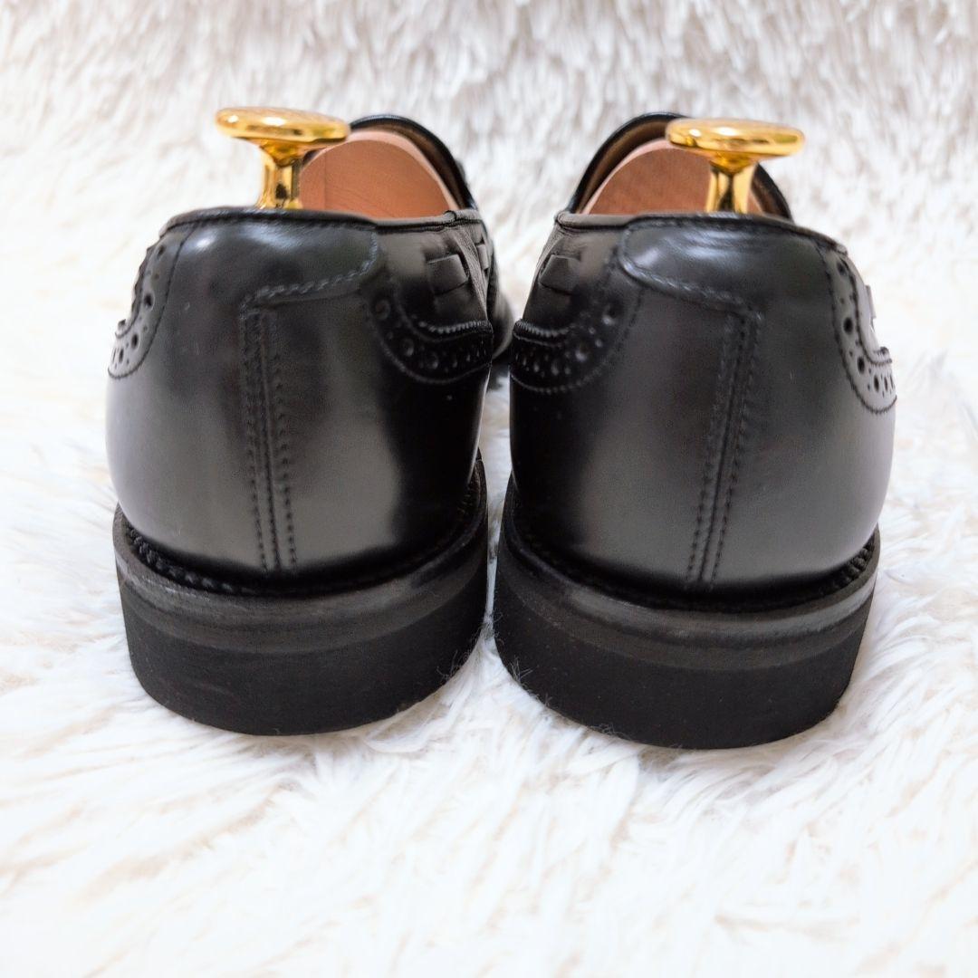 【極美品】リーガル×ジェオックス タッセルローファー ブラック 25.0cm