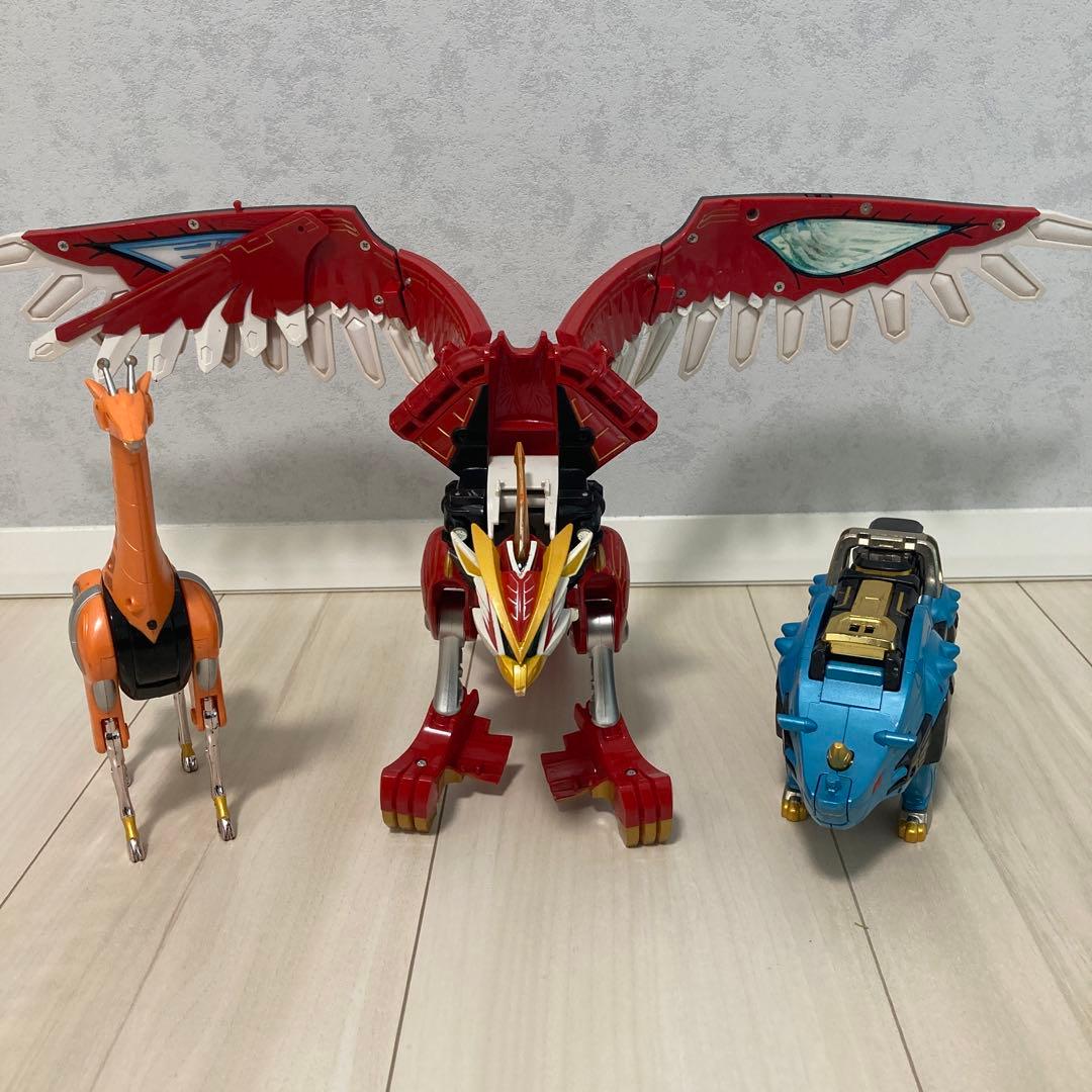 バンダイ 百獣戦隊ガオレンジャー 3体セット