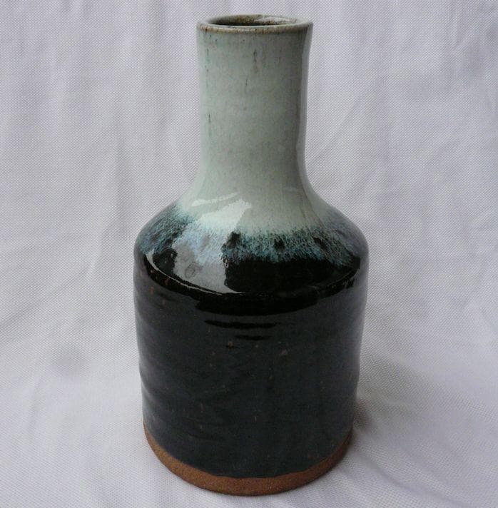 唐津焼 朝鮮唐津 花入れ 武村利左エ門