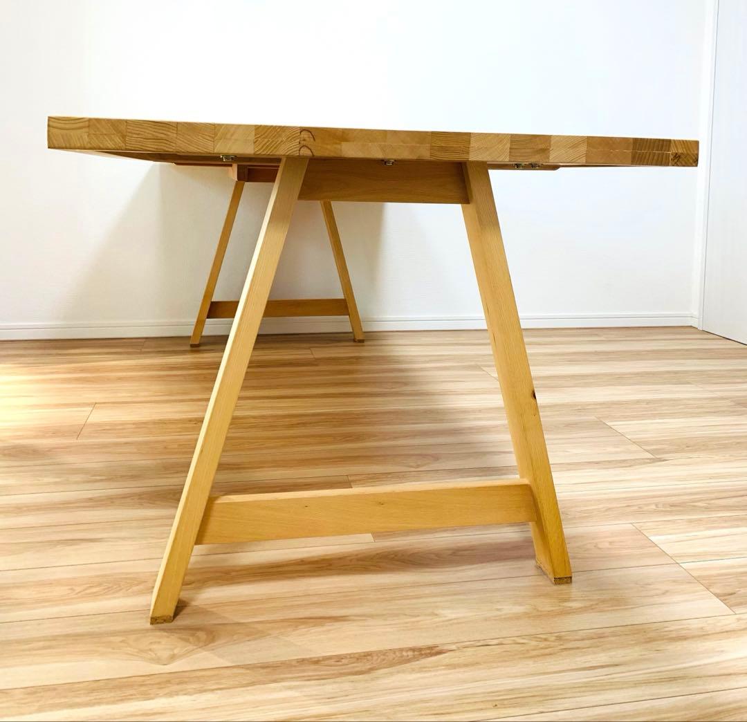 ニトリ　ダイニングテーブル　Nコレクション　ナチュラル　木製　6人掛け　8人掛け