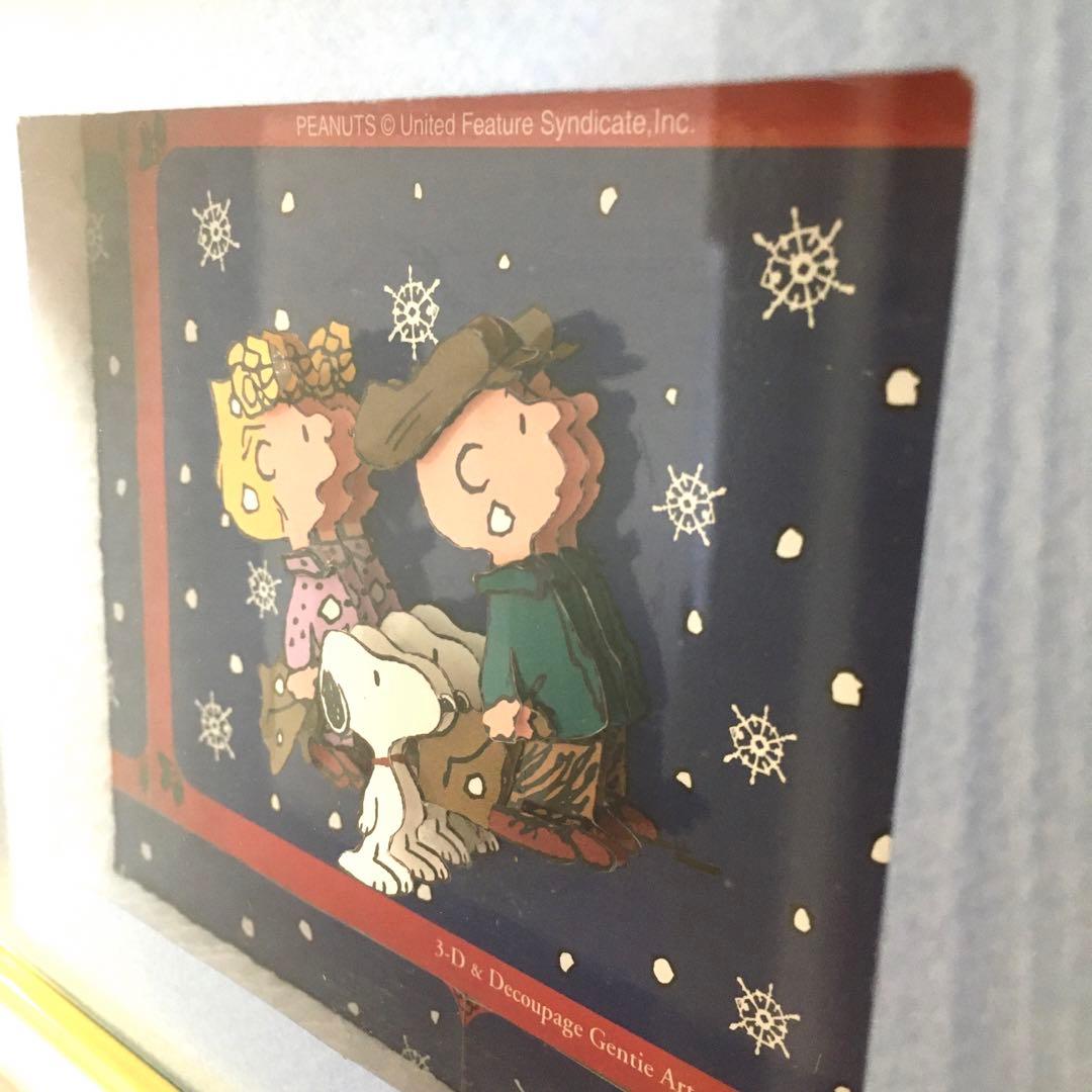 SNOOPY/スヌーピー/3Dデコアート/絵画/インテリア/飾り