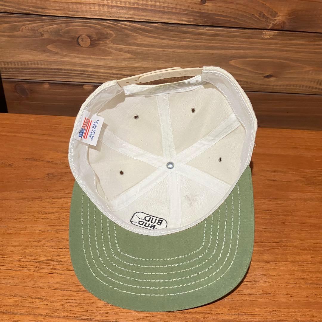 USA製 budweiser キャップ　ハット　帽子　フロッグ　カエル