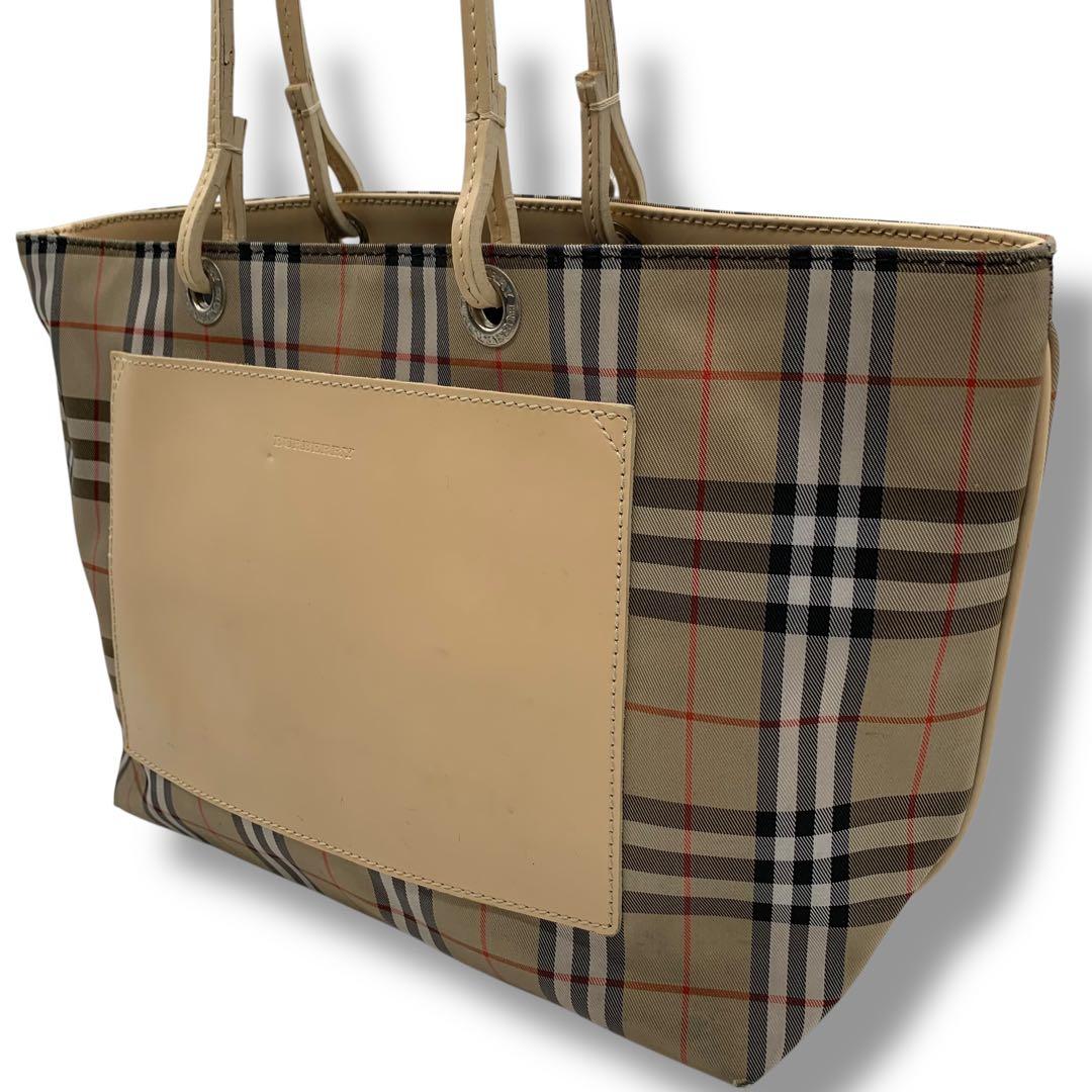 Burberry チェック柄 トートバッグ
