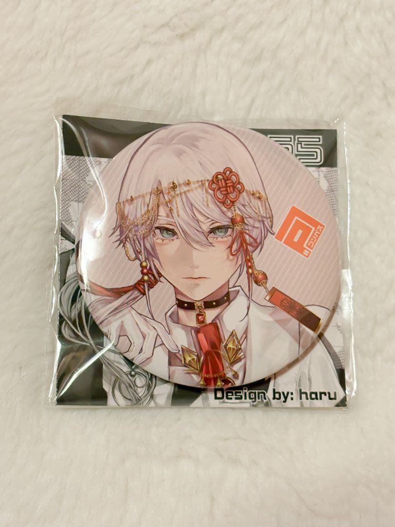 コンパス　非売品缶バッジ　鬼ヶ式うら