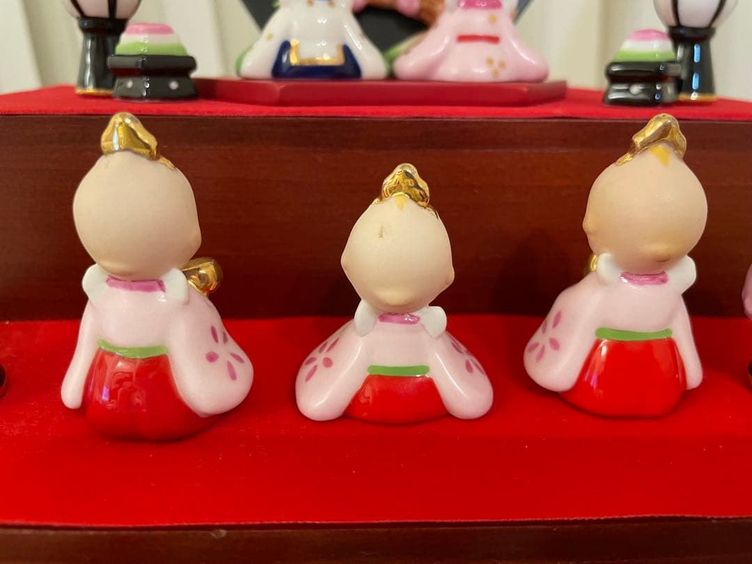 ローズオニール　キューピー　おひなさま3段飾り 　雛人形　ひな祭り　女の子　節句