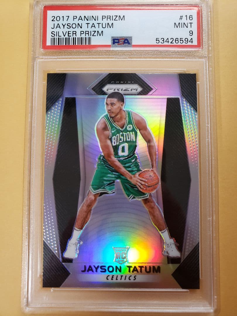 ジェイソン・テイタム 2017 シルバープリズム ルーキーカード PSA9