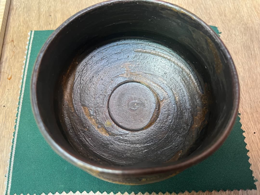 遠州七窯 志戸呂焼 直透窯 鈴木青宵 茶碗 共箱 茶道具