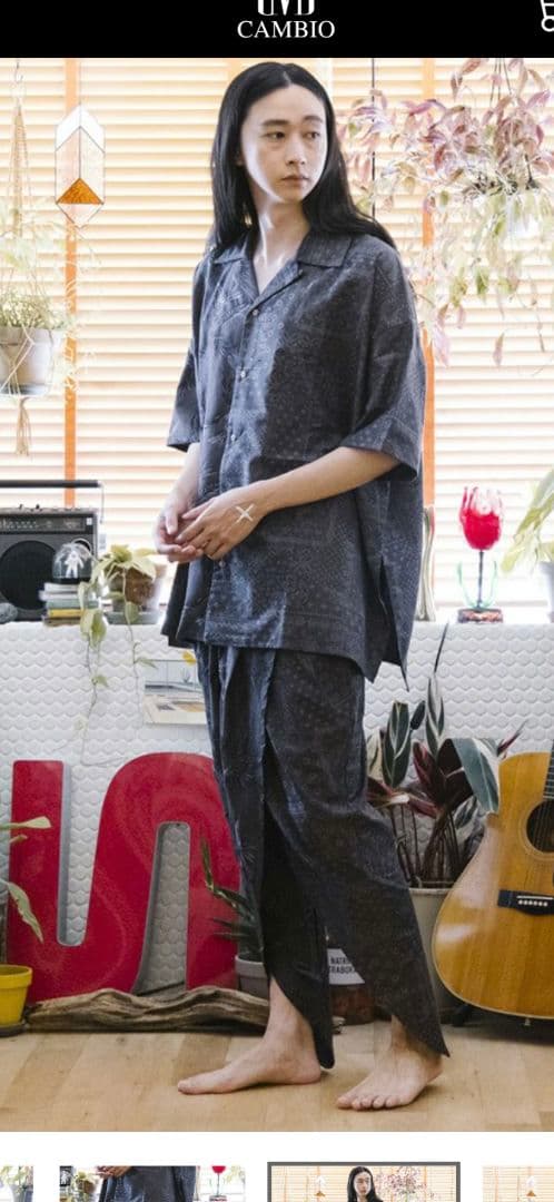 stof　ストフ　サルエルパンツ　ベッドサイドドラマ