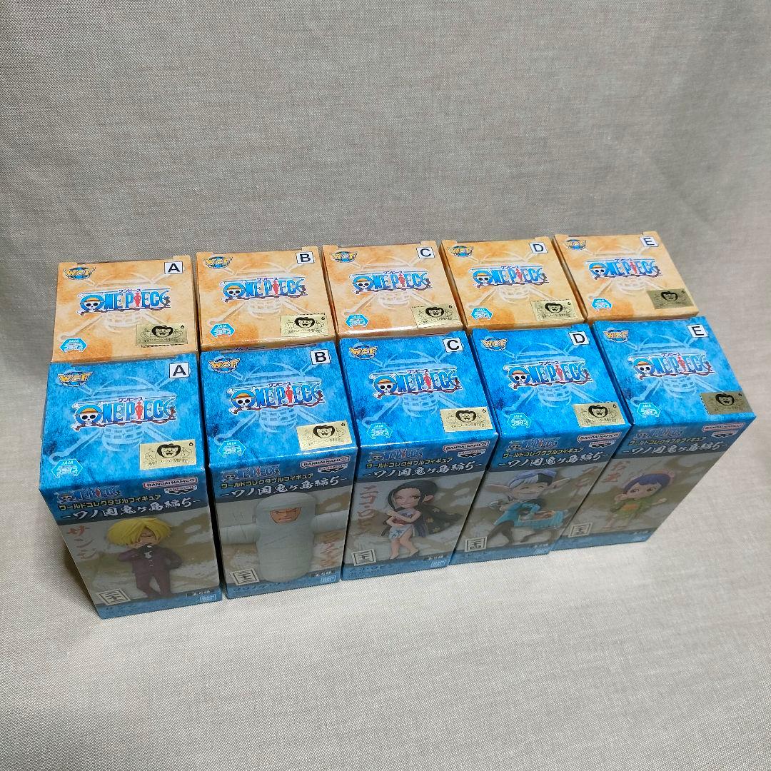 ワンピース ワールドコレクタブルフィギュア ワノ国 完結編1 鬼ヶ島編5 セット