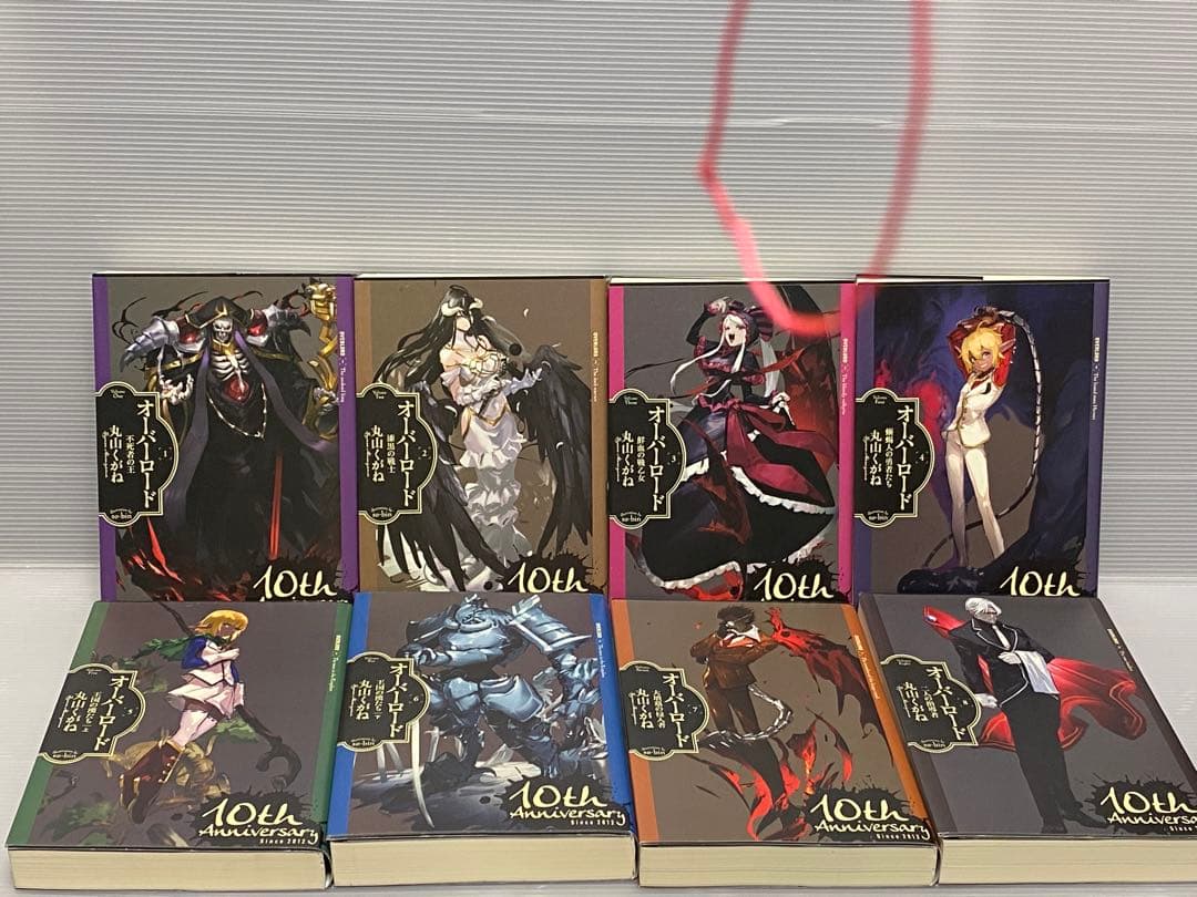 オーバーロード10周年記念デザインカバー版全15巻セット+最新16巻