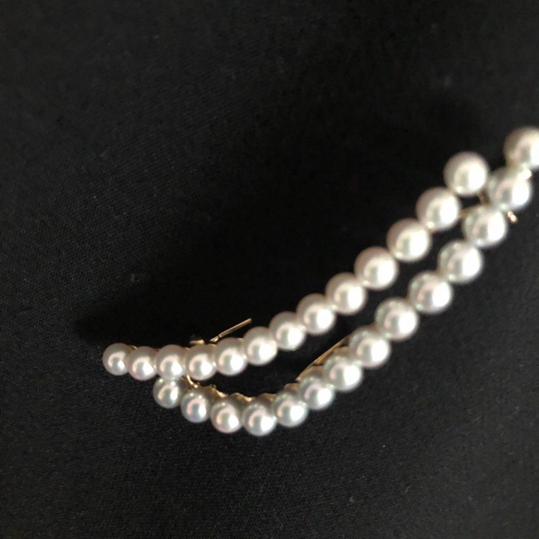 タサキ　ブローチ　パール　Tasaki