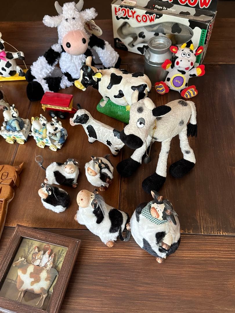 牛のミニチュアフィギュアセット