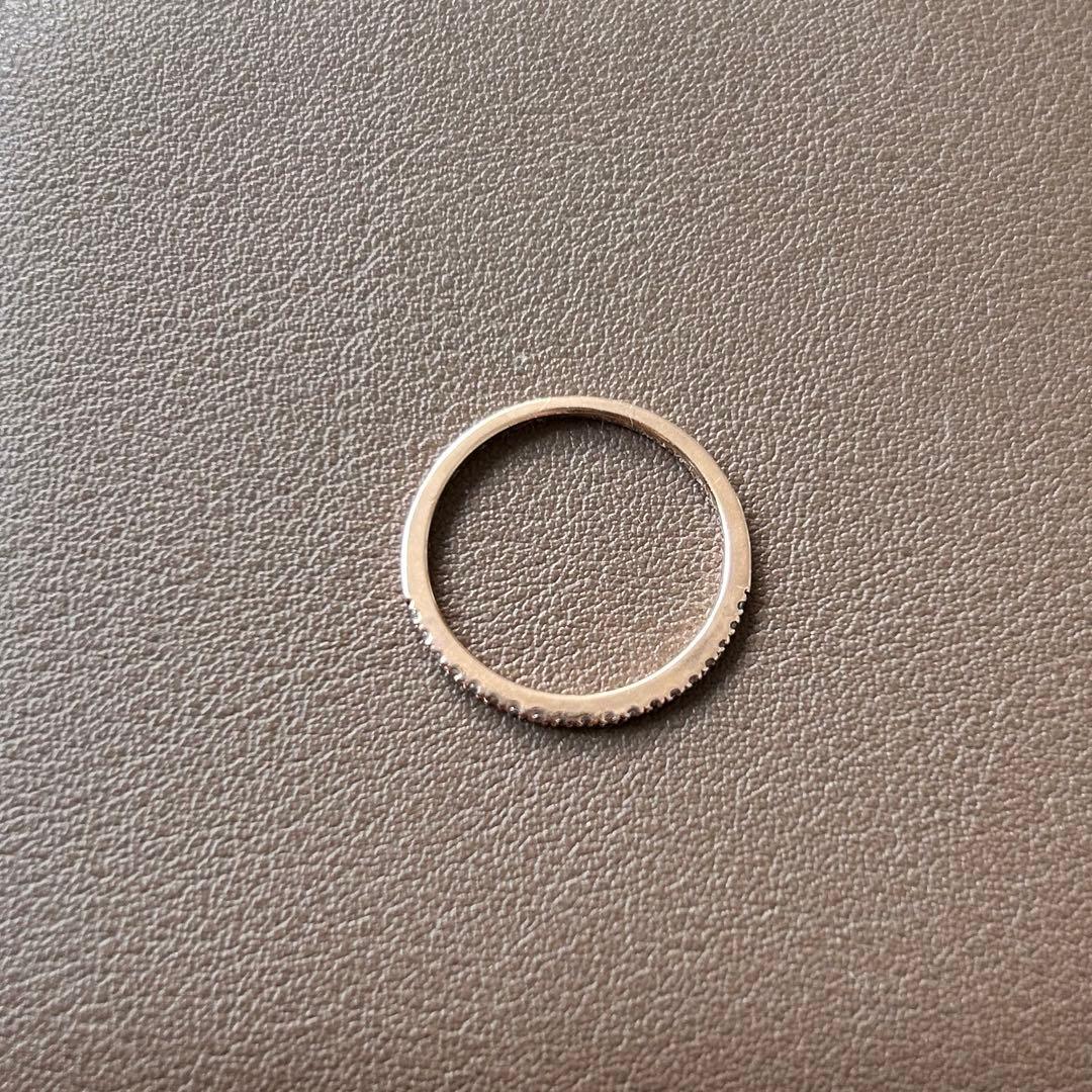 か*み様 STAR JEWELRY k10ピンクゴールド ダイヤモンドリング0.