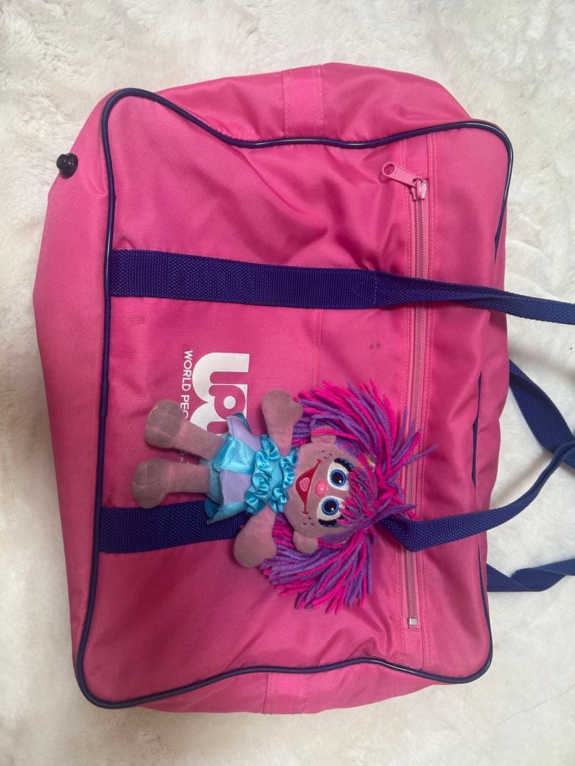 ワッぺ スクバ WorldPegasus ピンク 旧ワッぺ キーホルダー付