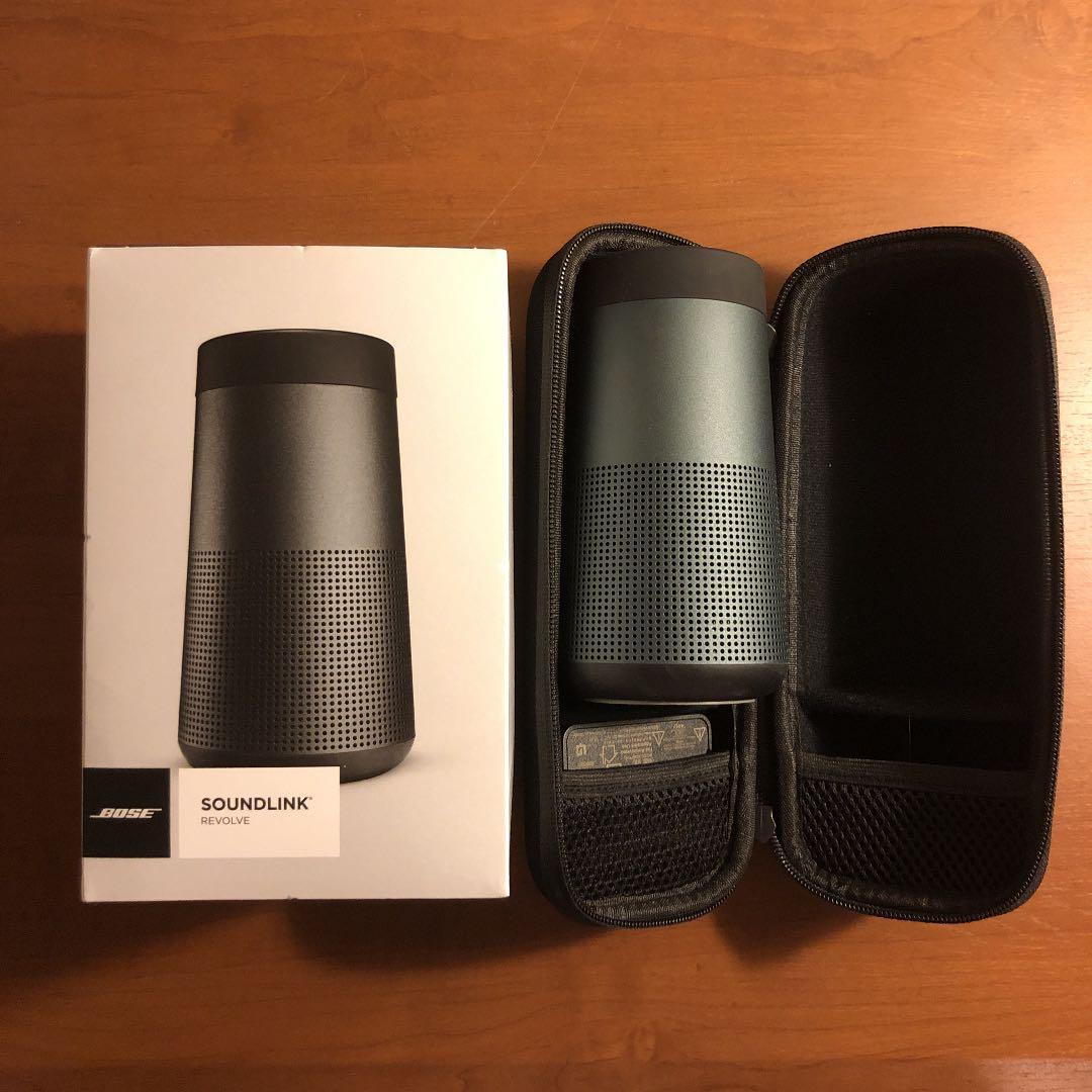 BOSE SOUNDLINK REVOLVE BLACK ケース付き