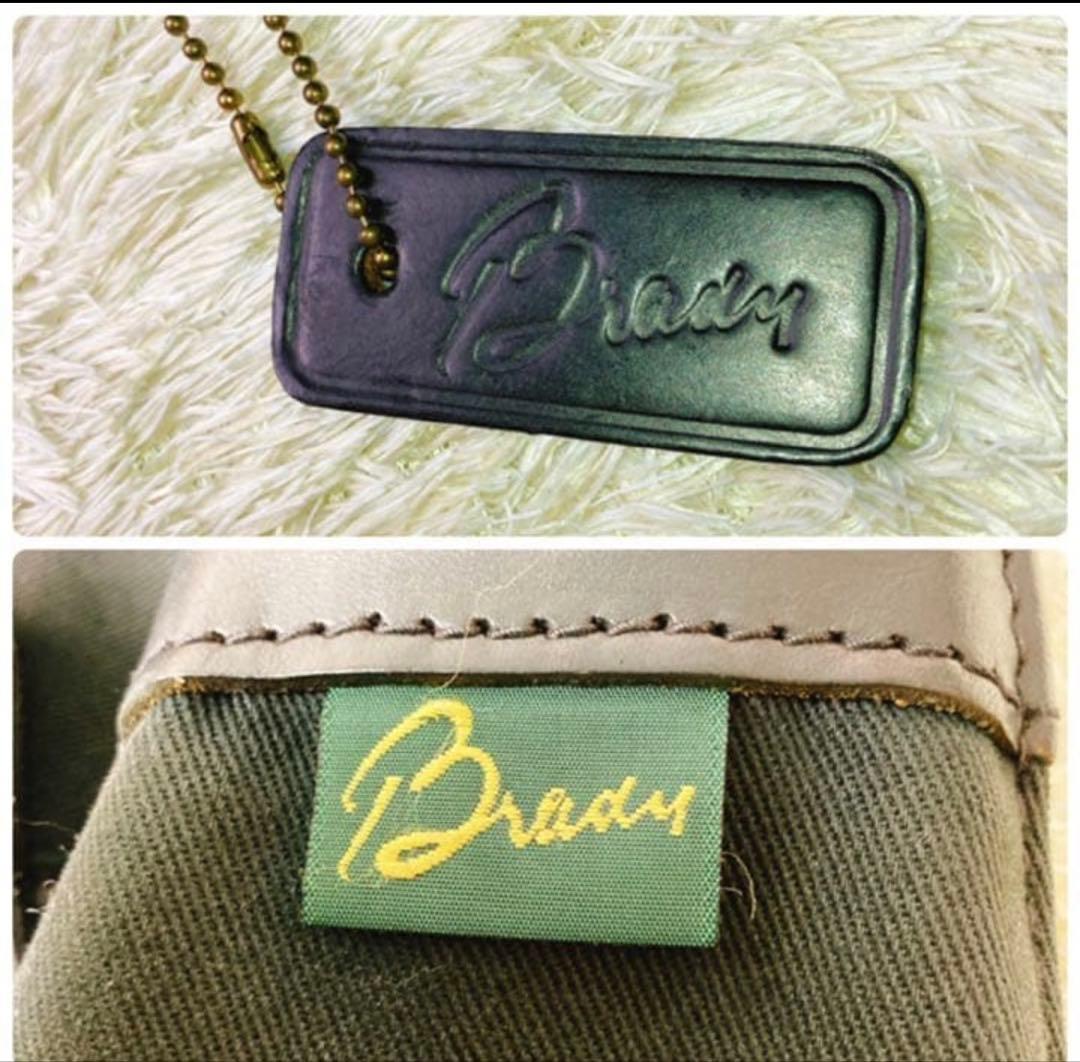 【美品】BRADY アリエルトラウト ショルダーバッグ ブラック ラージサイズ
