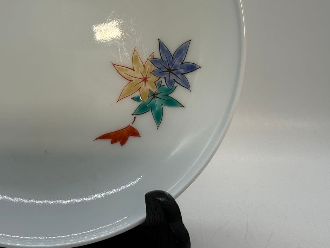 柿右衛門　14代　紅葉紋　お皿　送料込み251210