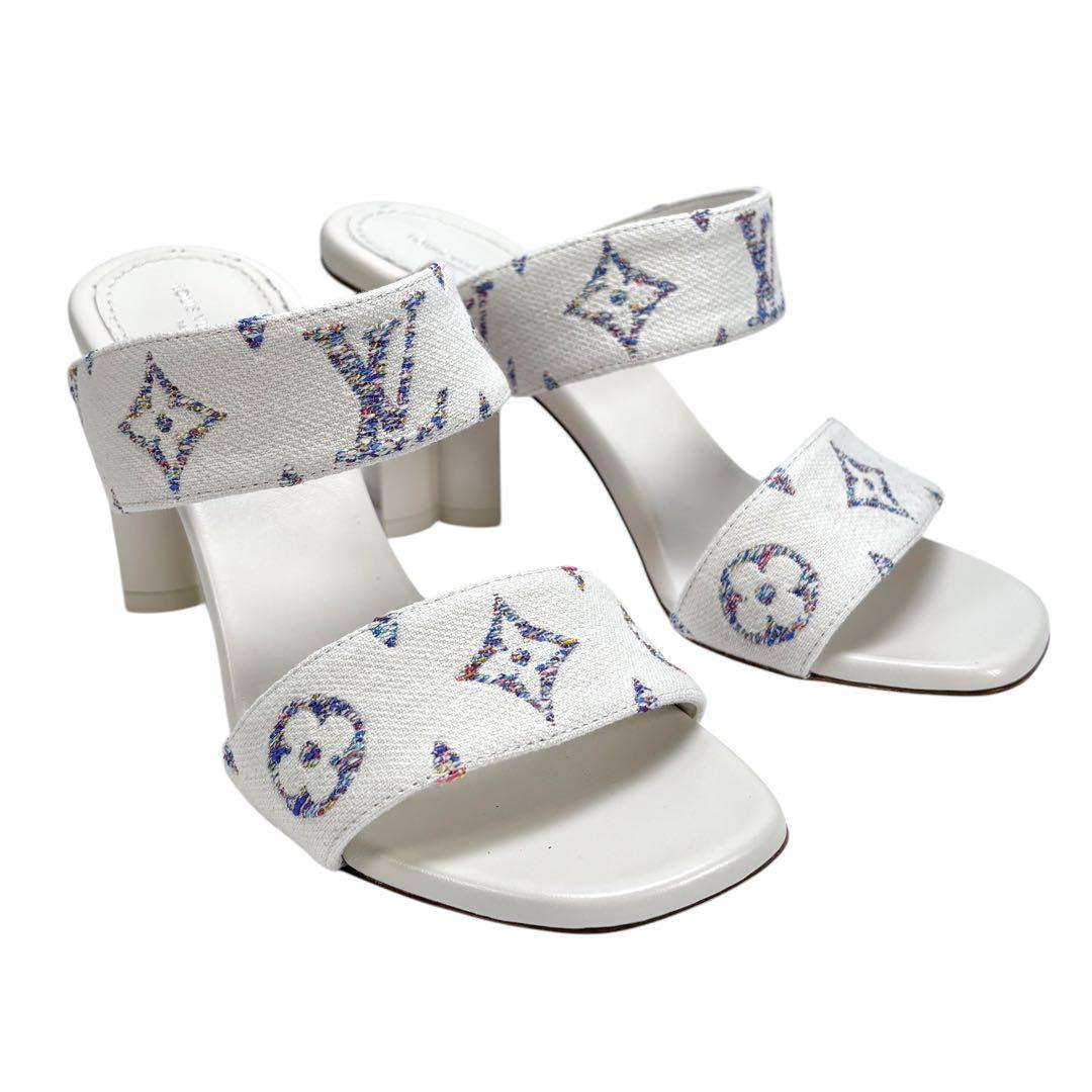 美品 LOUIS VUITTON シルエット ミュール モノグラム 37