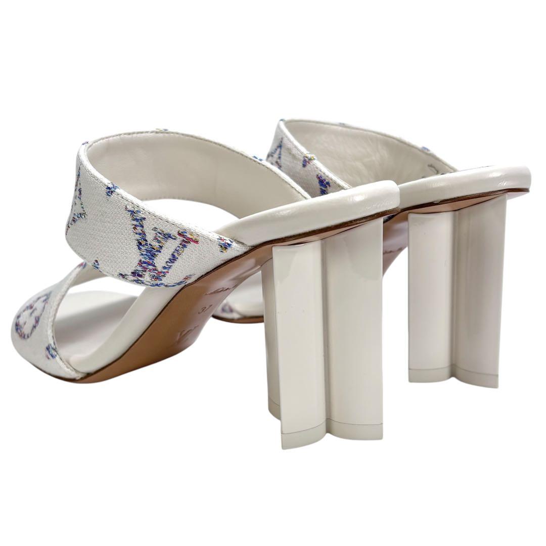 美品 LOUIS VUITTON シルエット ミュール モノグラム 37