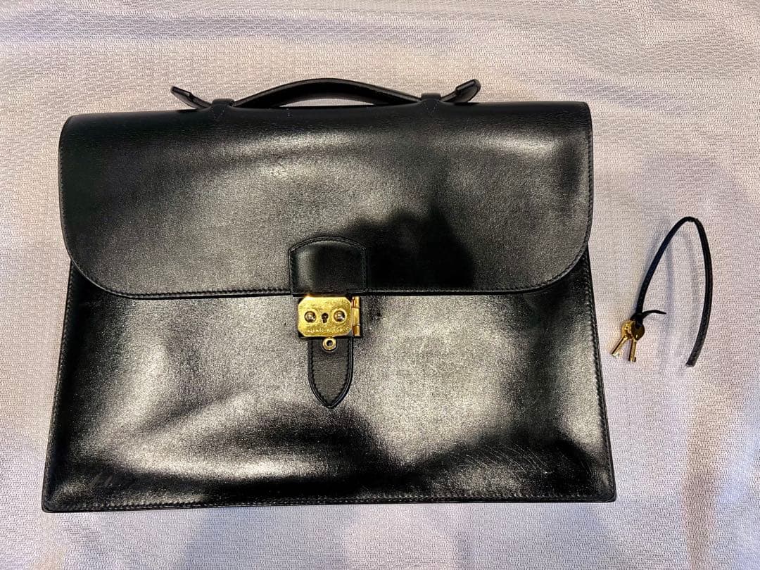 HERMES エルメス サックアデペッシュ 34 メンズ ビジネスバッグ