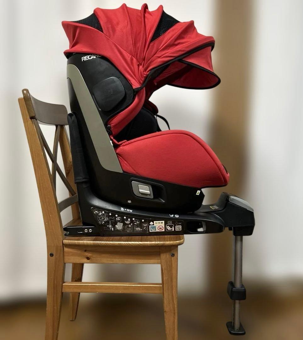 新生児OK レカロ　ゼロワン　チャイルドシート　ベビーサポートクッション付
