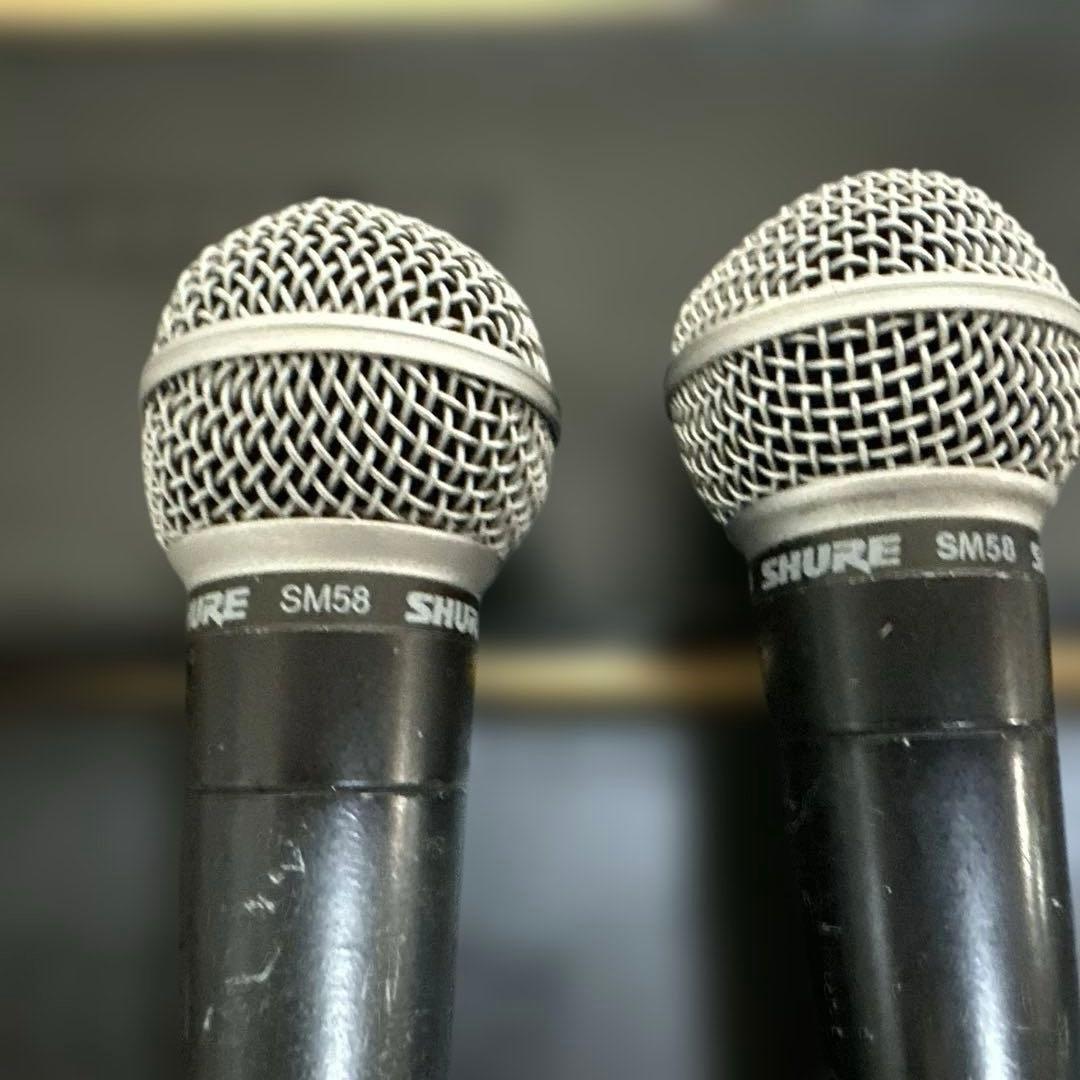 SHURE　SM58 2本セット　メキシコ製　音出しOK 中古