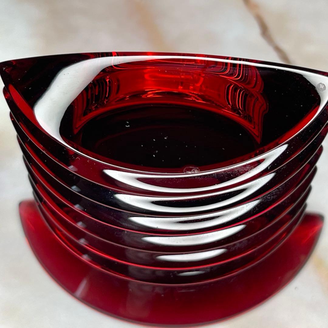 ★バカラBaccarat置時計ラランドクロック クリスタル外箱付★