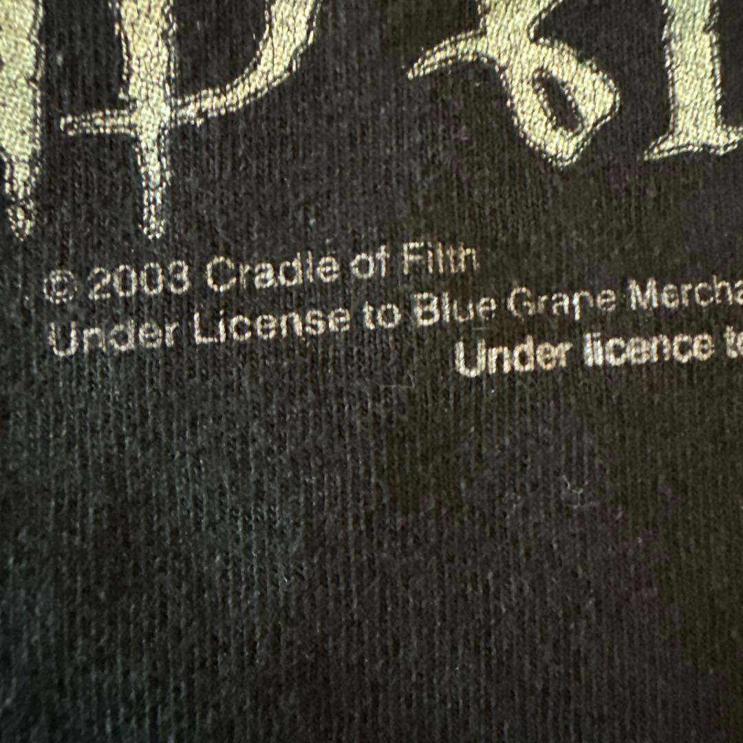 レア 2003年 cradle of filth クレイドル